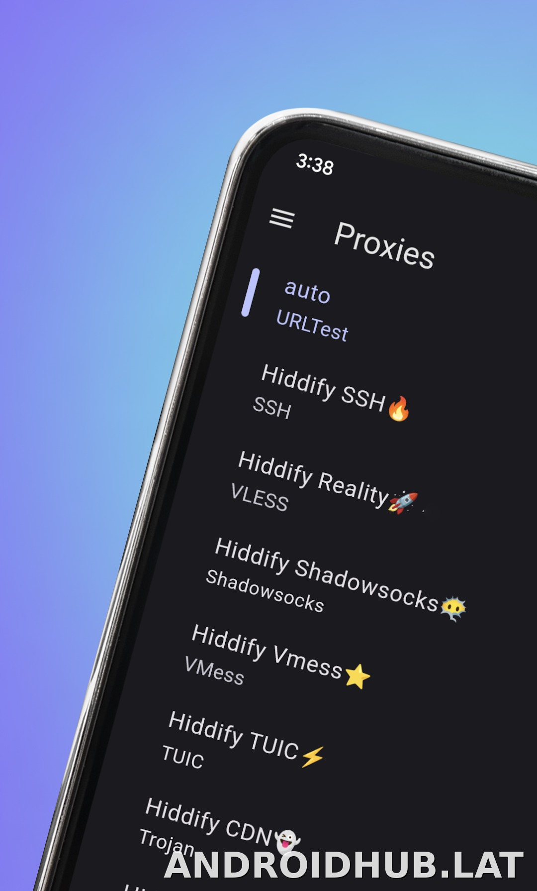 Hiddify скриншот 2