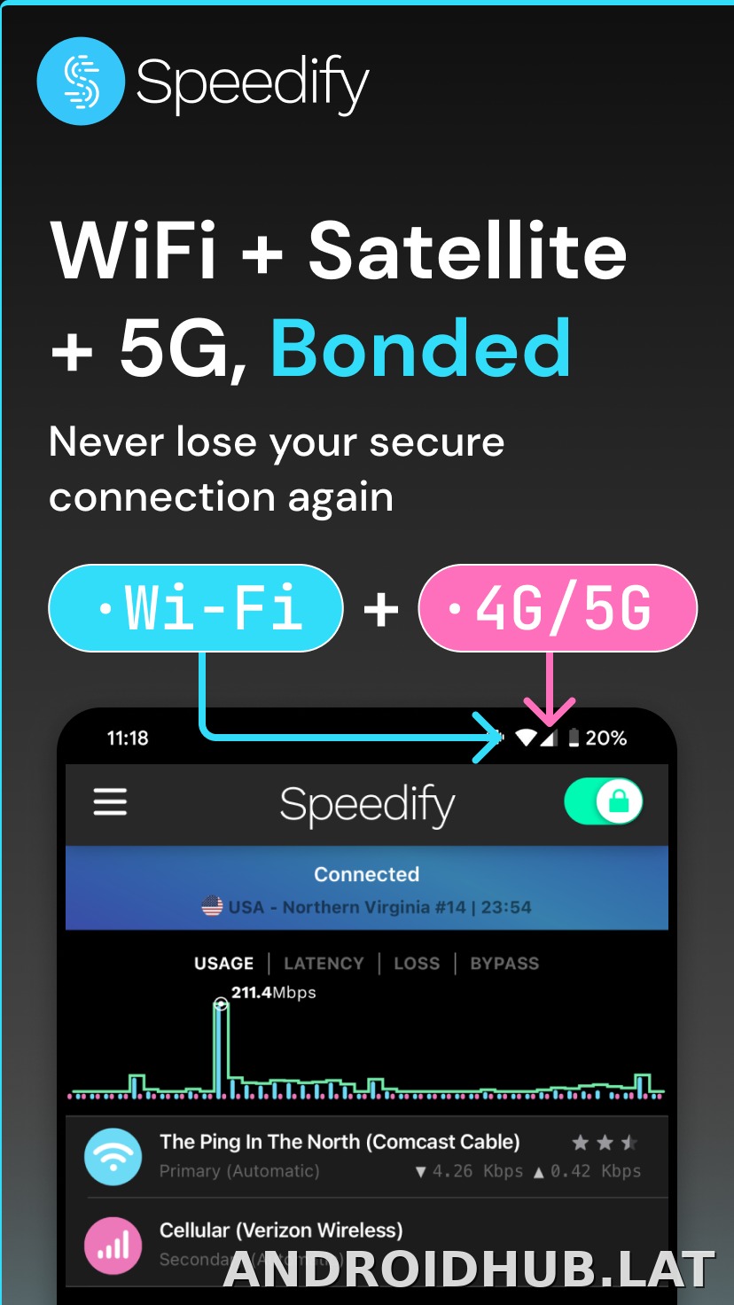 Speedify скриншот 1